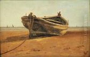 Barco Na Praia by Joao Vaz