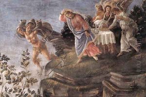 The Temptation of Christ [detail: 6] by Sandro Botticelli