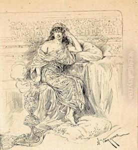 Una Zingara by Nicanor Vazquez Ubach
