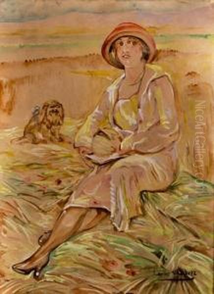 "dama Con Perrito". - view 1