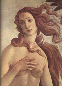 The Birth Of Venus (Detail) C1485 by Sandro Botticelli