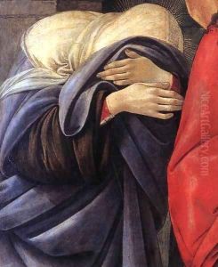 Lamentation over the Dead Christ (detail) by Sandro Botticelli