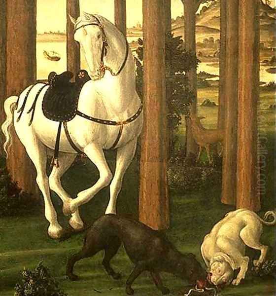 The Story of Nastagio degli Onesti (detail of the second episode) 3 - view 1