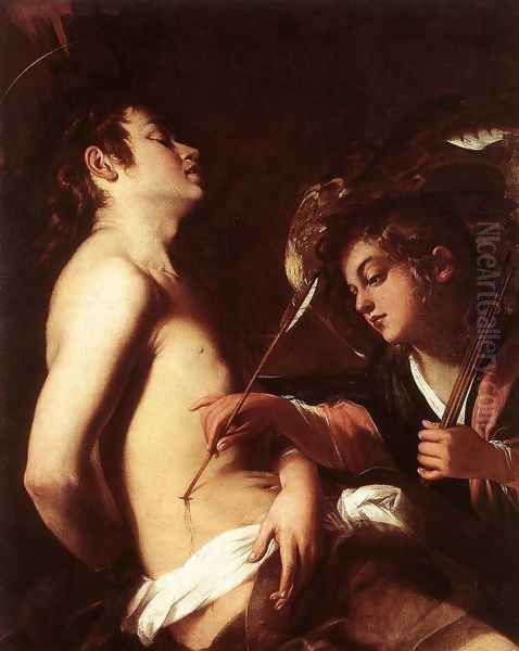 St Sebastian Healed by an Angel c. 1603 - view 1