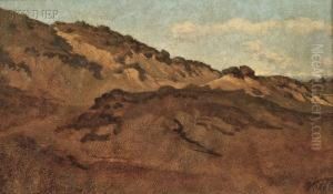 Hillside Between Perugia & Gubbio by Elihu Vedder