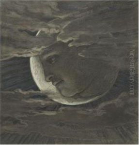 Luna by Elihu Vedder