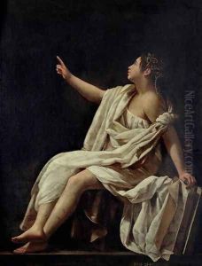 Polyhymnia, the Muse of Lyric Poetry 1620 by Giovanni Baglione