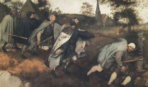 Blind Leading the Blind by Pieter the Elder Bruegel