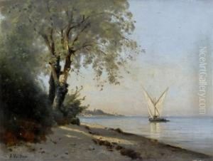 Sailing Boat On The Lake Of Geneva