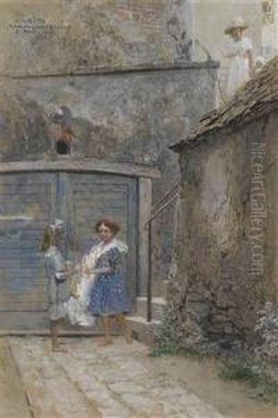 Stairs With A Barefooted Girl - view 1