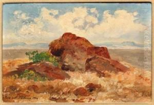 Paisaje Con Roca by Jose Maria Velasco
