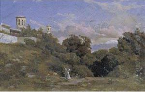 Paseando Por Chapultepec, Estudio Sobre La Luz by Jose Maria Velasco