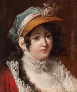 Una Joven by Eugenio Lucas Velazquez