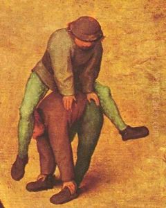 Children's Games (detail 12) 1559-60 by Pieter the Elder Bruegel