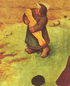 Children's Games (detail 11) 1559-60 by Pieter the Elder Bruegel