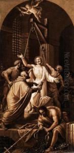 Martyrium Eines Heiligen, Der Sich Dergotzenanbetung Widersetzt by Francesco Vellani