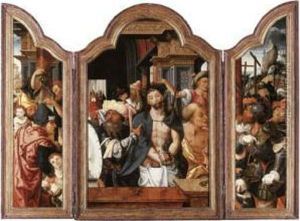 A Triptych by Dirck Jacobsz. Vellert