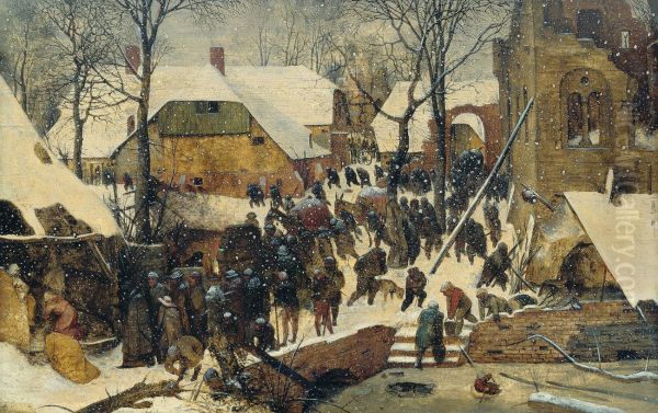 The Adoration of the Kings in the Snow 1567 - view 1