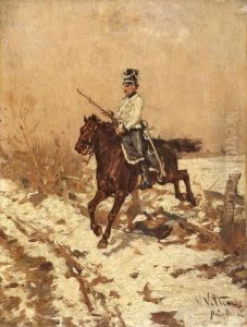 Winterlandschaft Mit Dragoner