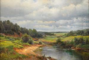 A River Landscape A River Landscape