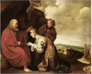 The Shunamite Before The Prophet Elisha