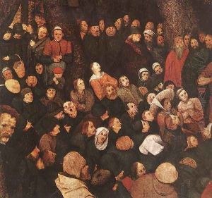 The Sermon of St John the Baptist (detail 5) 1566 by Pieter the Elder Bruegel