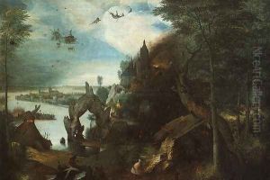 The Temptation of Saint Anthony 1555-58 by Pieter the Elder Bruegel