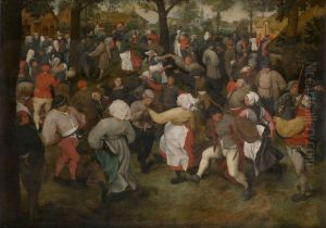 Bridal outdoors dance by Pieter the Elder Bruegel