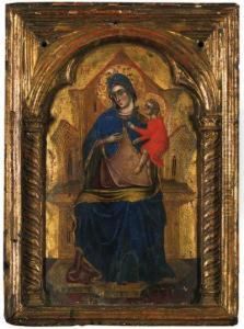 The Madonna And Child Enthroned