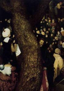 The Sermon of St John the Baptist (detail 2) 1566 by Pieter the Elder Bruegel