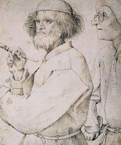 The Painter and the Connoisseur by Pieter the Elder Bruegel