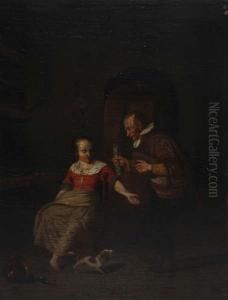 Interieur Met Koppel by Camille Vennemann