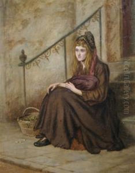 Woman On Steps - view 1