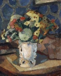 Nature Morte Au Bouquet Defleurs by Ernest Ventrillon