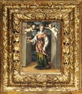 Santa Lucia Incoronata Da Due Putti