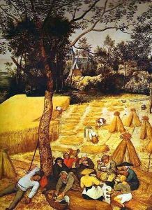 The Corn Harvest (August) 2 by Pieter the Elder Bruegel