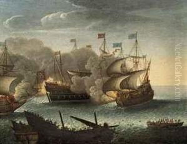 A Naval Battle - view 1