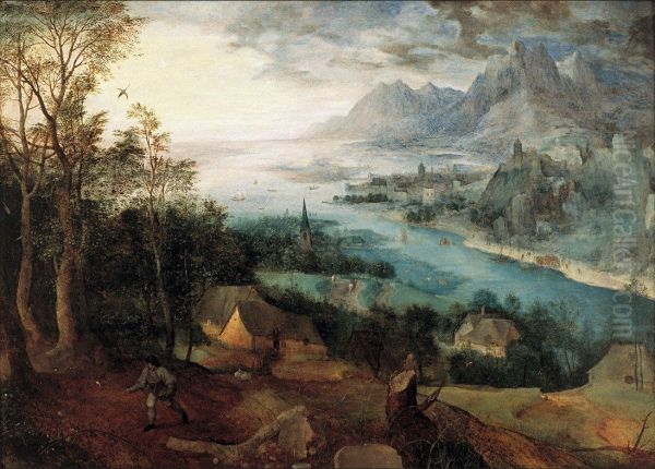 River Landscape with a Sower - view 1