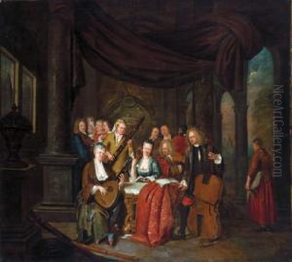 Musizierende Gesellschaft - view 1