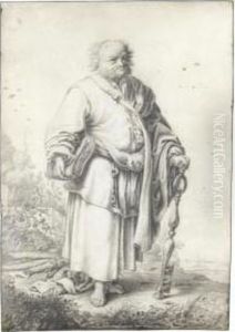Saint Peter In A Landscape
