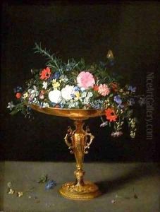 An Arrangement of Flowers by Pieter the Elder Bruegel