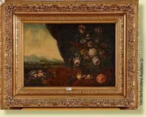 Nature Morte Aux Fleurs Et Aux Fruits by Gijsberta Verbeet