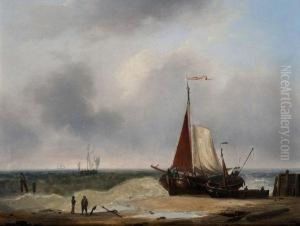 Navires Sur Une Plage