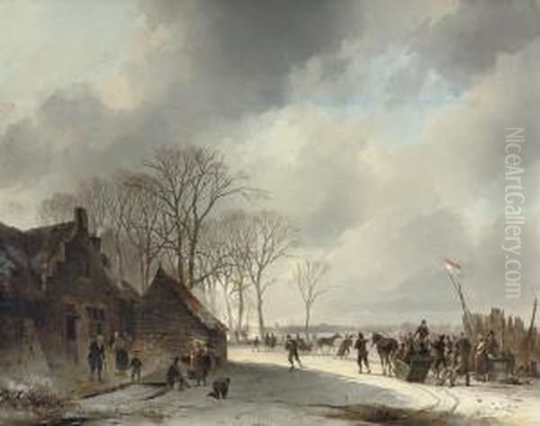 A Crowded Day On The Ice - view 1
