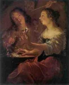 Glucksspieler by Arnold Le Libertin Verbuys