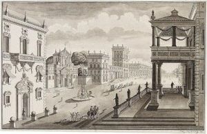 Ideale Stadtansicht by Claude-Joseph Verdat