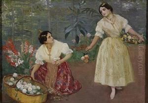 Valencianas Con Flores