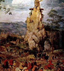Christ Carrying the Cross (detail 3) by Pieter the Elder Bruegel