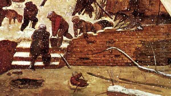 Adoration of the Kings in the Snow (detail) - view 1