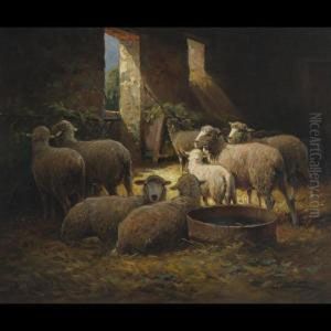 A French Sheep Cote by Jules Verdier